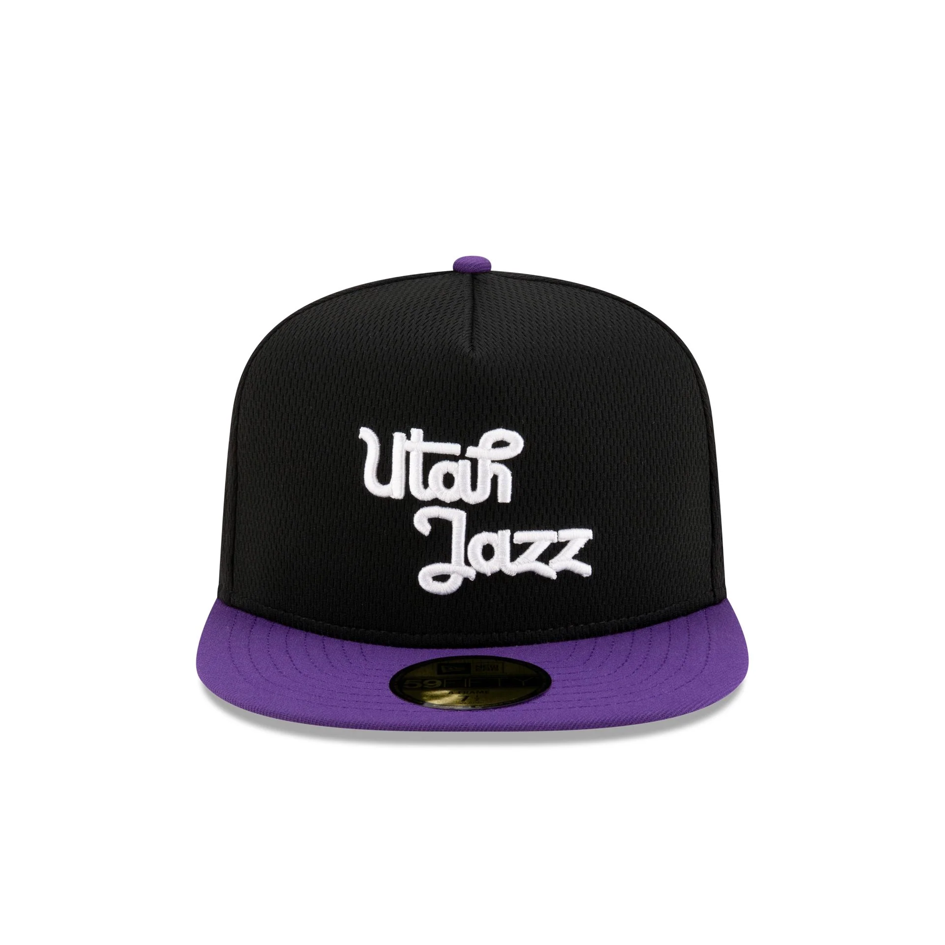 Utah Jazz Dashmark Mesh 59FIFTY A-Frame Fitted Hat