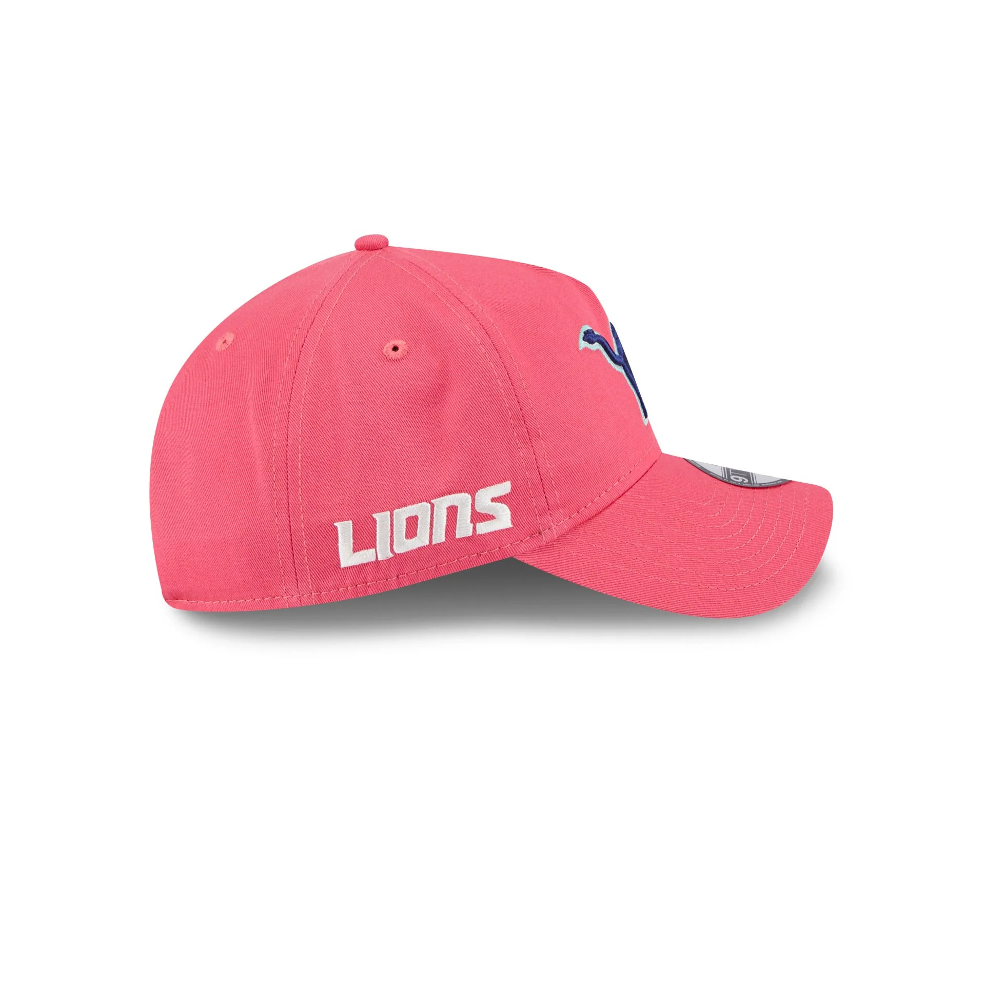 Detroit Lions Coral 9TWENTY A-Frame Adjustable Hat