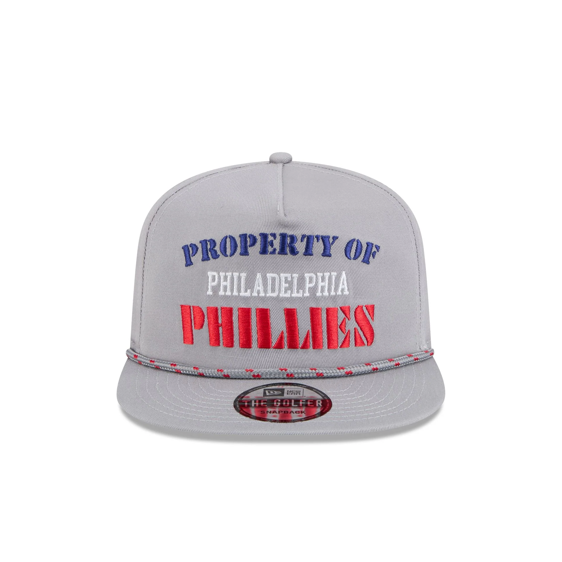 Philadelphia Phillies Vintage Gray Rope Golfer Hat