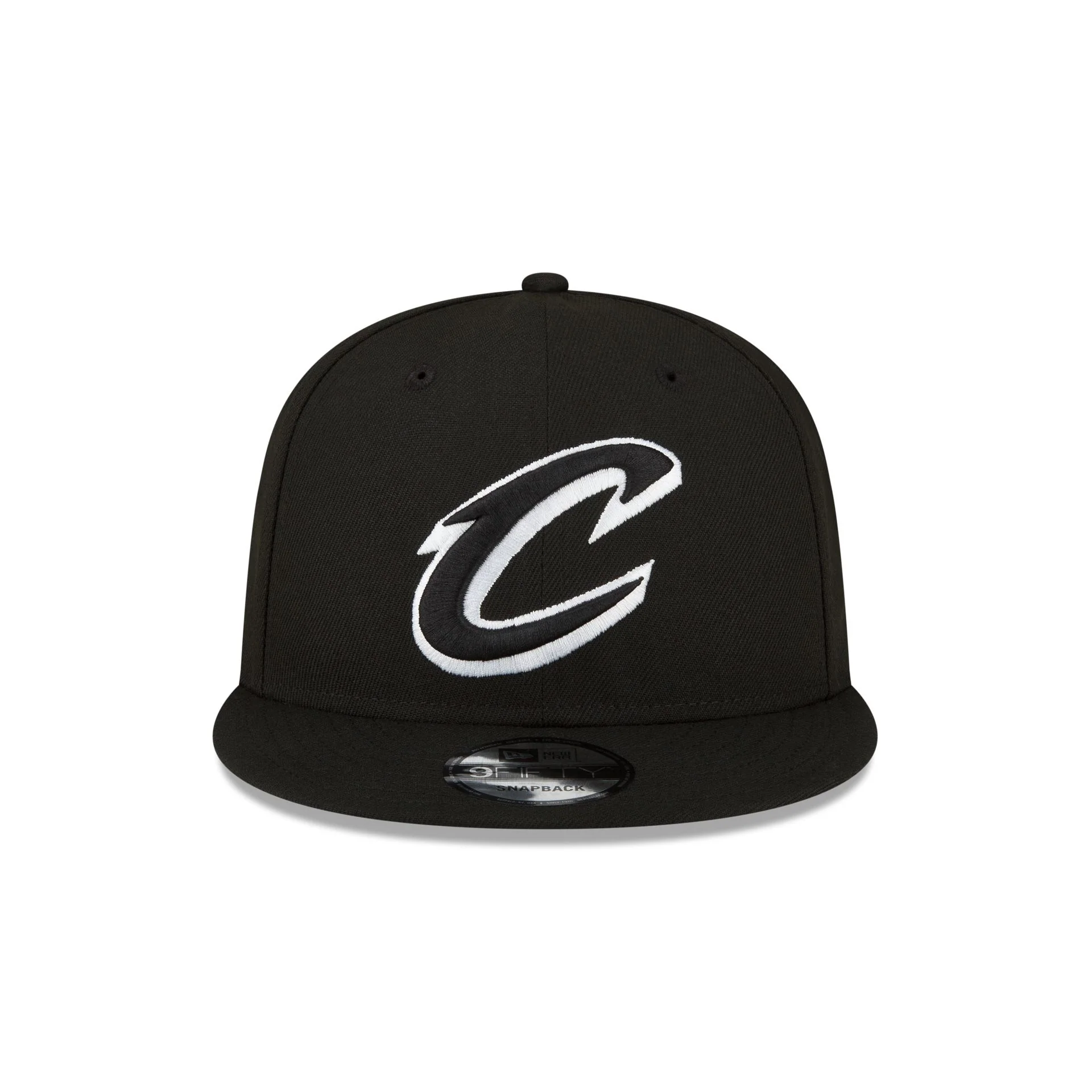 Cleveland Cavaliers Basic Black & White 9FIFTY Snapback Hat