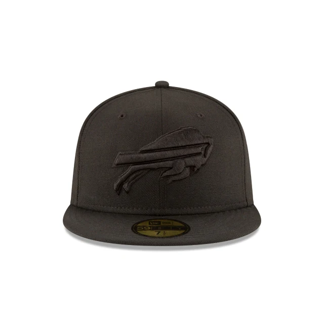 Buffalo Bills Basic Black On Black 59FIFTY Fitted Hat