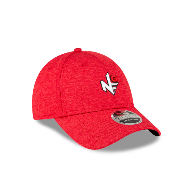 New Era Golf Red 9FORTY Stretch-Snap Hat