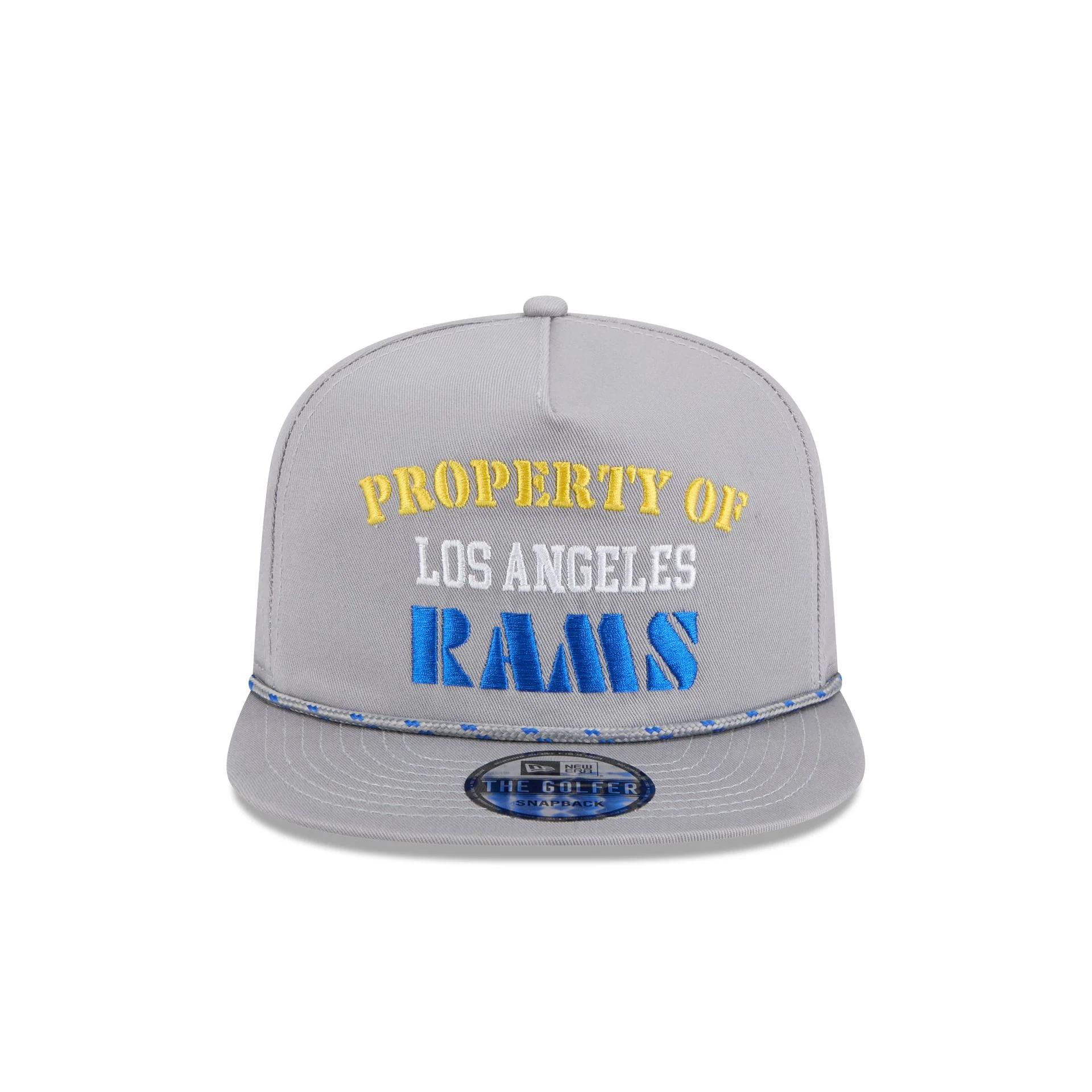 Los Angeles Rams Vintage Gray Rope Golfer Hat