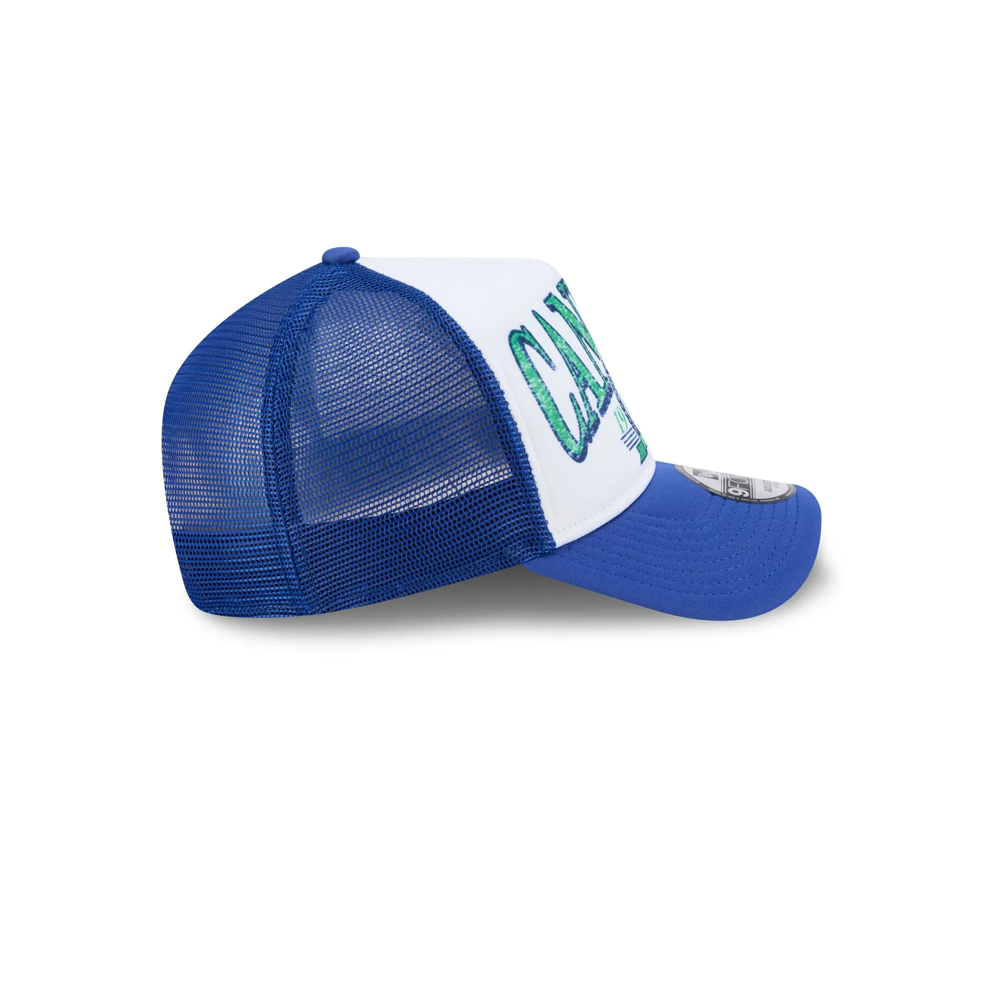 Vancouver Canucks Distressed 9FORTY A-Frame Trucker Hat