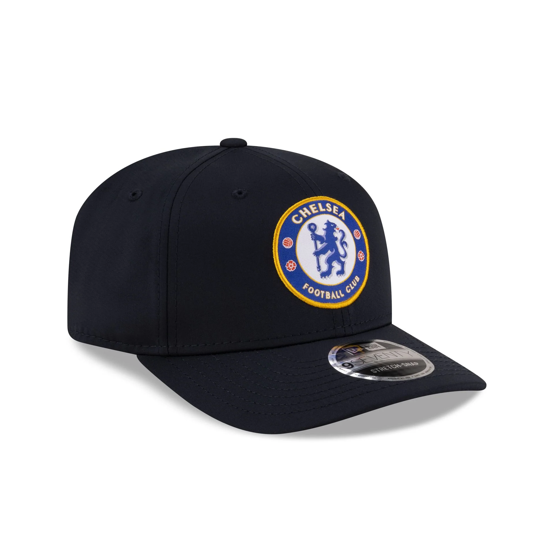 Chelsea FC Lion Crest Core Navy 9SEVENTY Stretch-Snap Hat