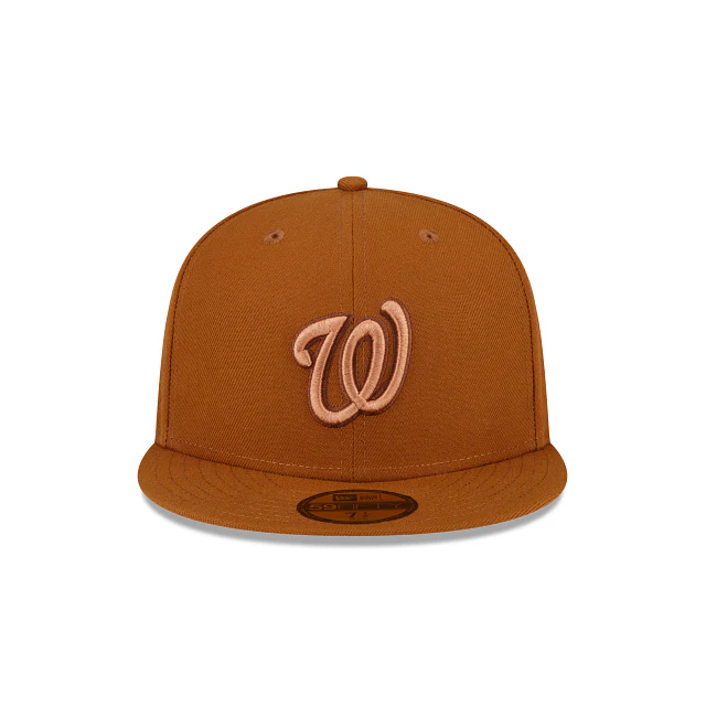 Washington Nationals Brown 59FIFTY Fitted Hat