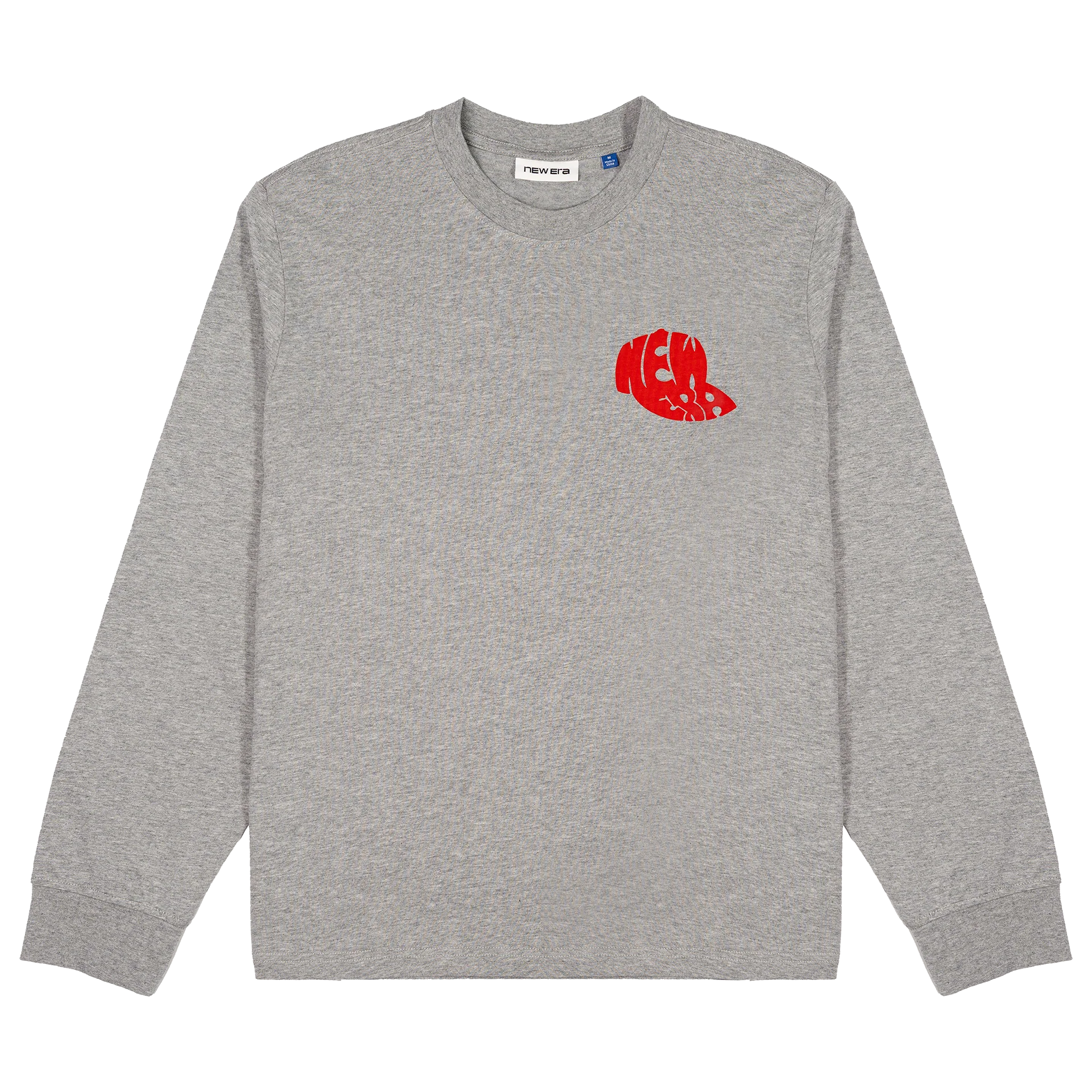 New Era Branded 59FIFTY Archivist Heather Gray Long Sleeve T-Shirt