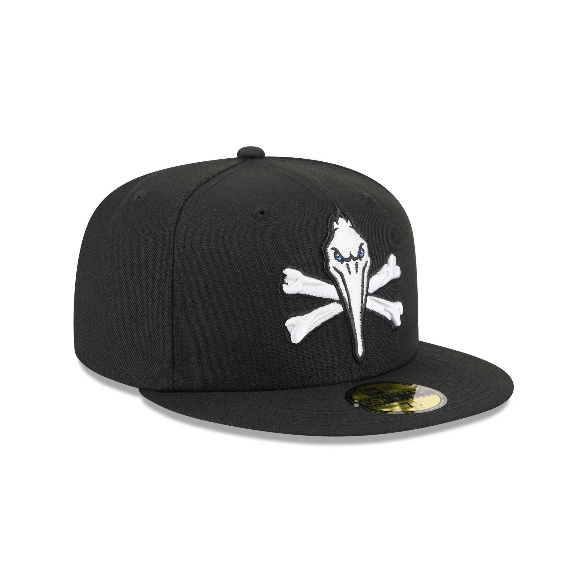 Myrtle Beach Pelicans Theme Night Black 59FIFTY Fitted Hat