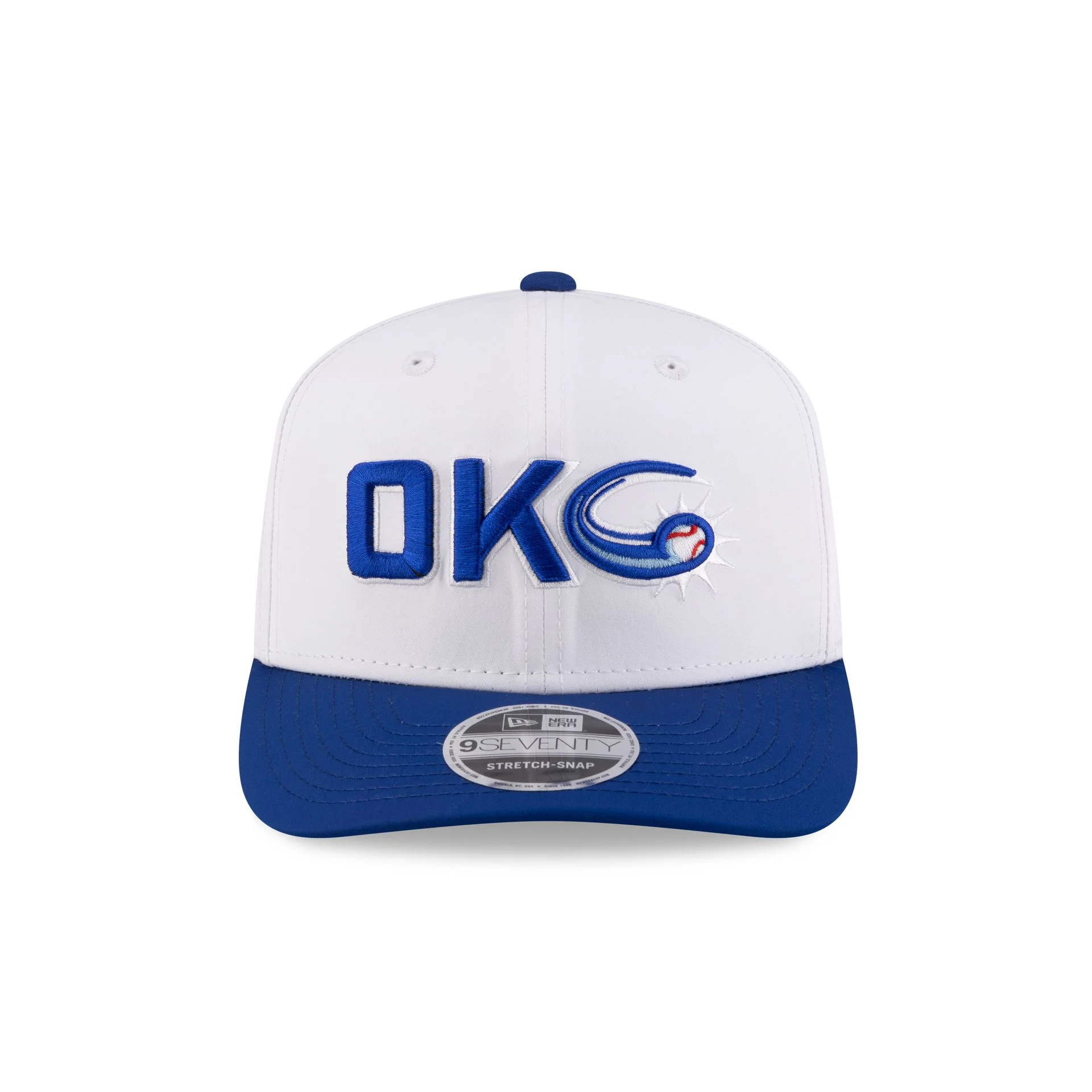 Oklahoma City Comets Optic White 9SEVENTY Stretch-Snap Hat
