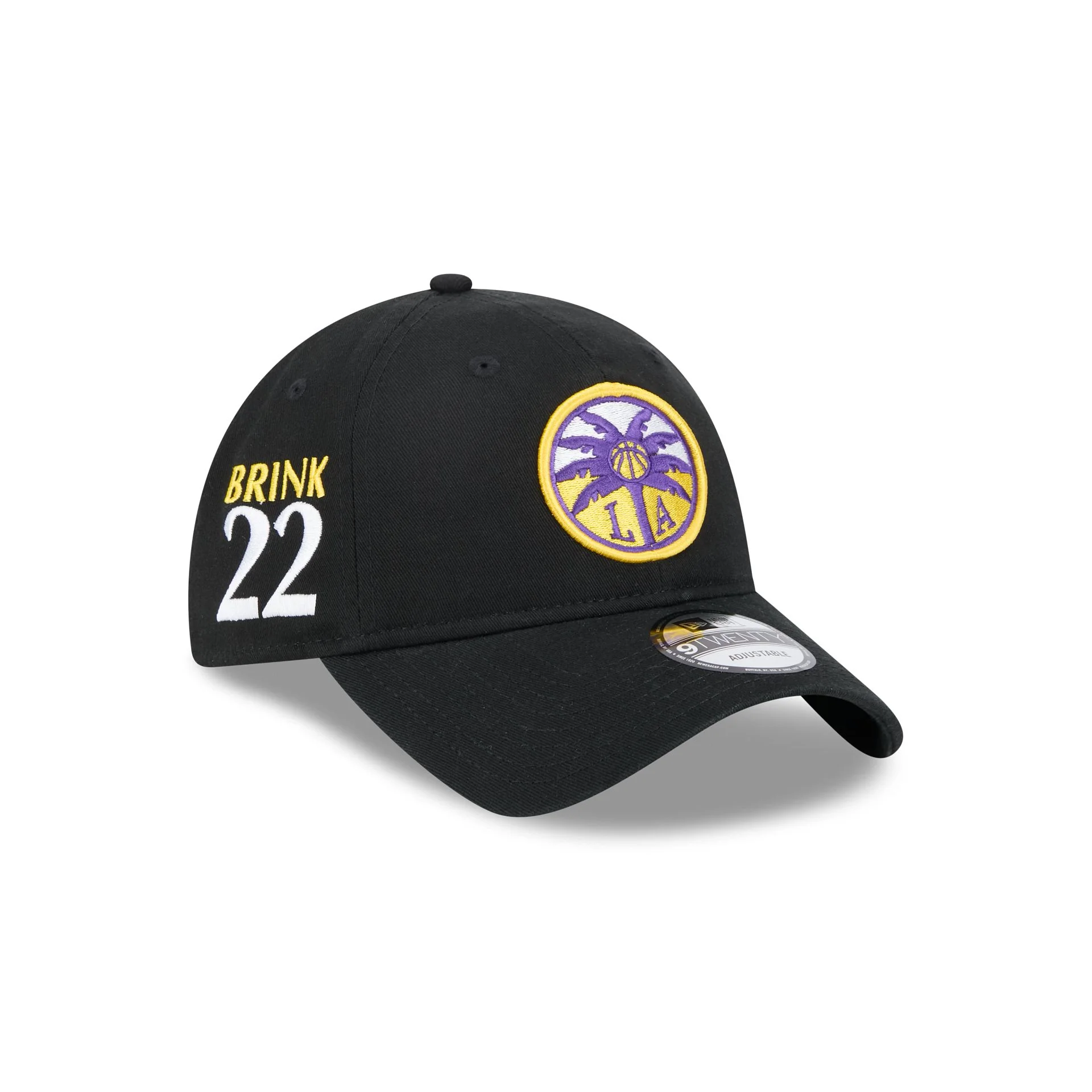 Los Angeles Sparks Cameron Brink Black 9TWENTY Adjustable Hat