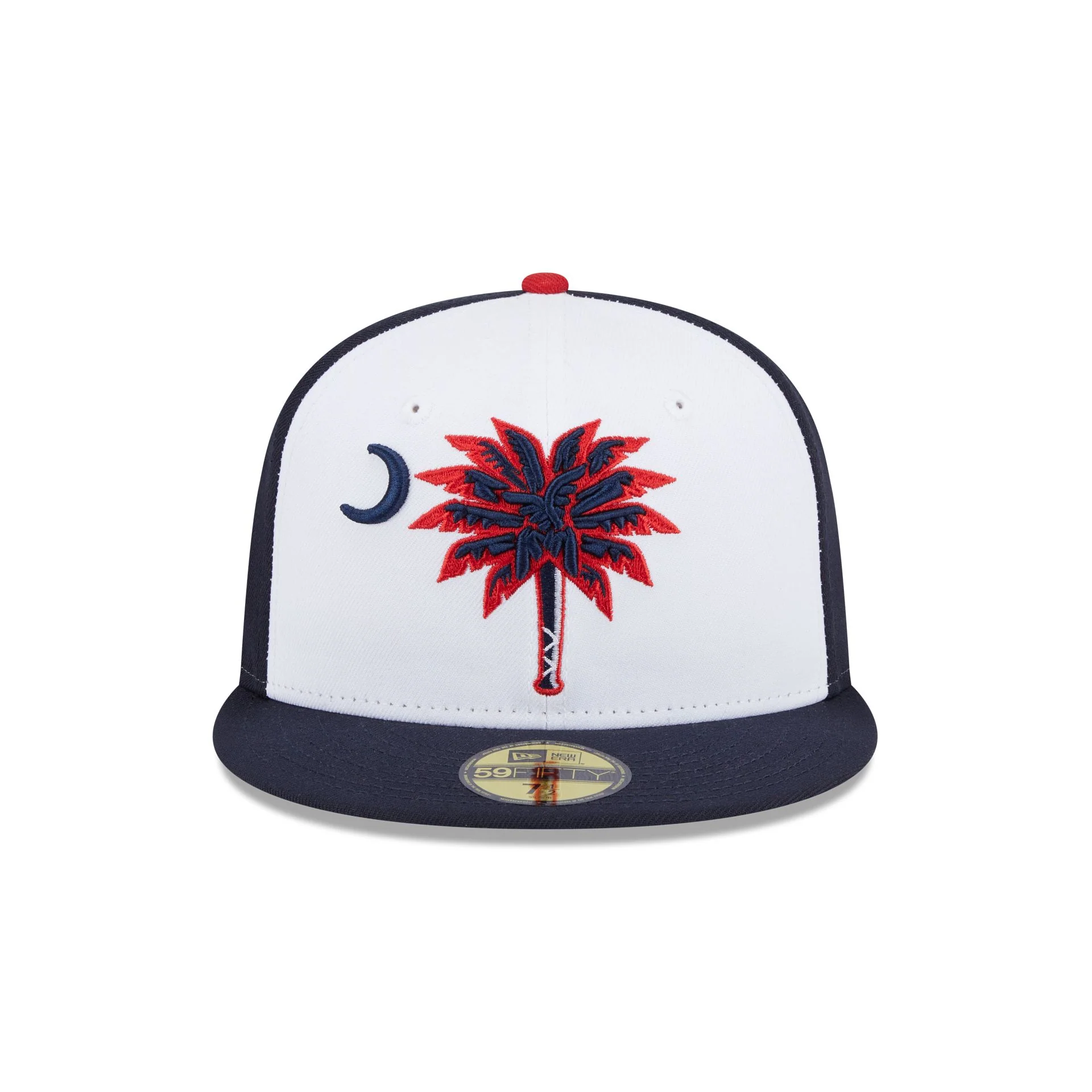Myrtle Beach Pelicans Theme Night Navy Sidepatch59FIFTY Fitted Hat