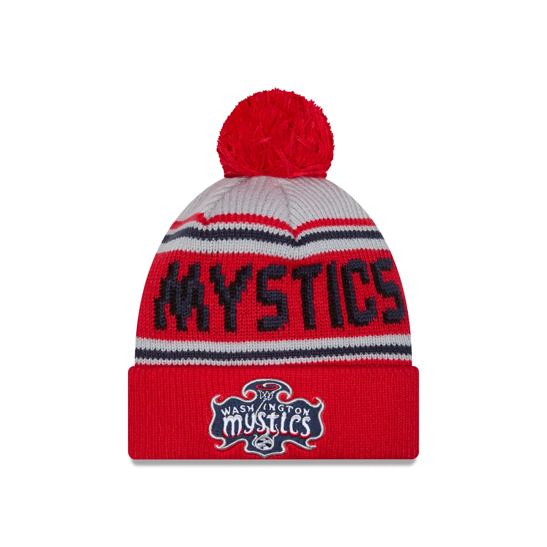 Washington Mystics 2024 Team Pom Knit Hat