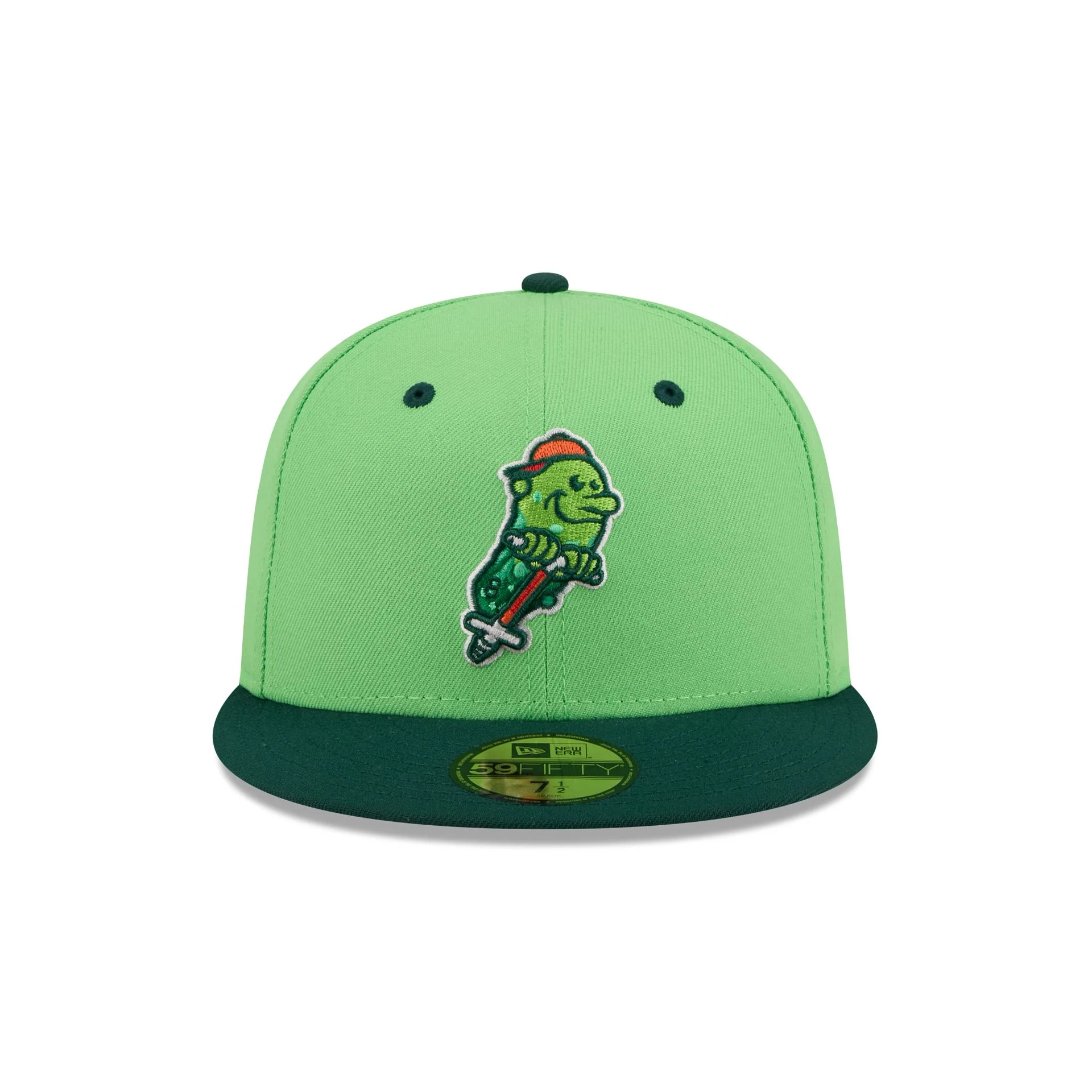 Hartford Yard Goats Theme Night Green 59FIFTY Fitted Hat