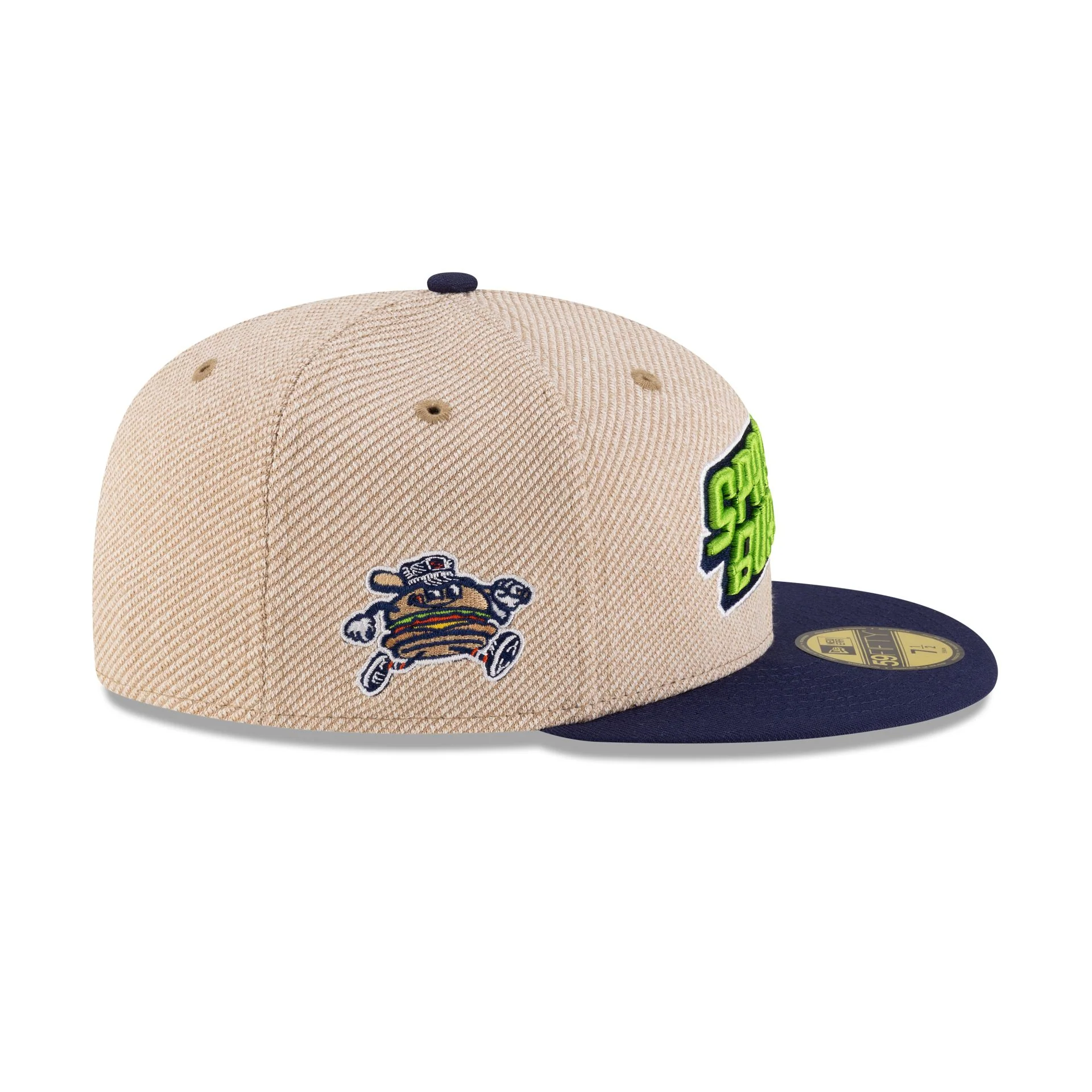 Hub City Spartanburgers Terry Heather Tan 59FIFTY Fitted Hat