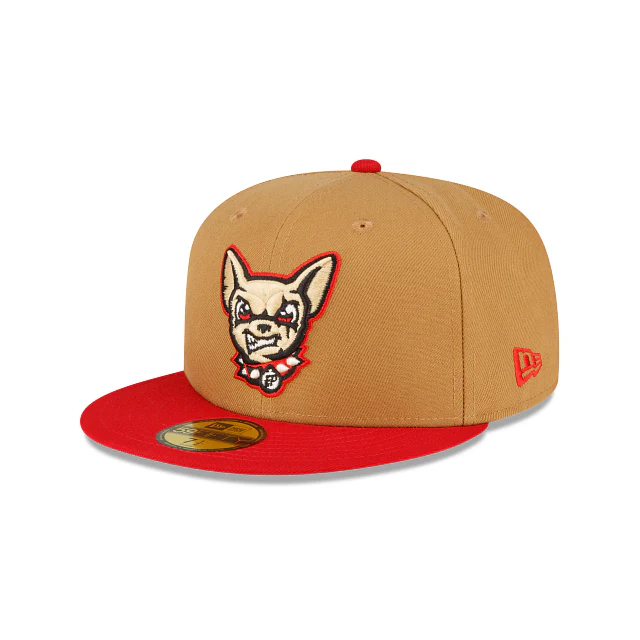 El Paso Chihuahuas Wheat 59FIFTY Fitted Hat