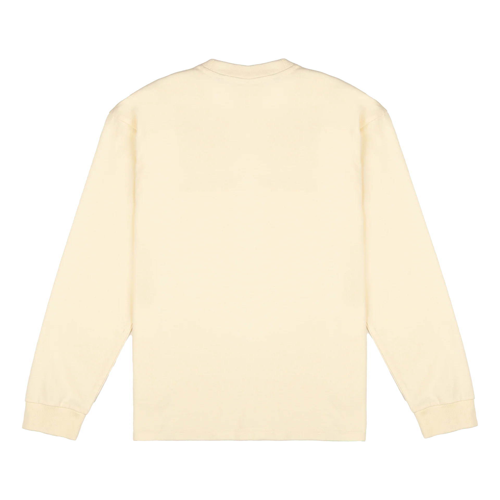 New Era Branded Alden Heavyweight Chrome White Long Sleeve Pocket T-Shirt