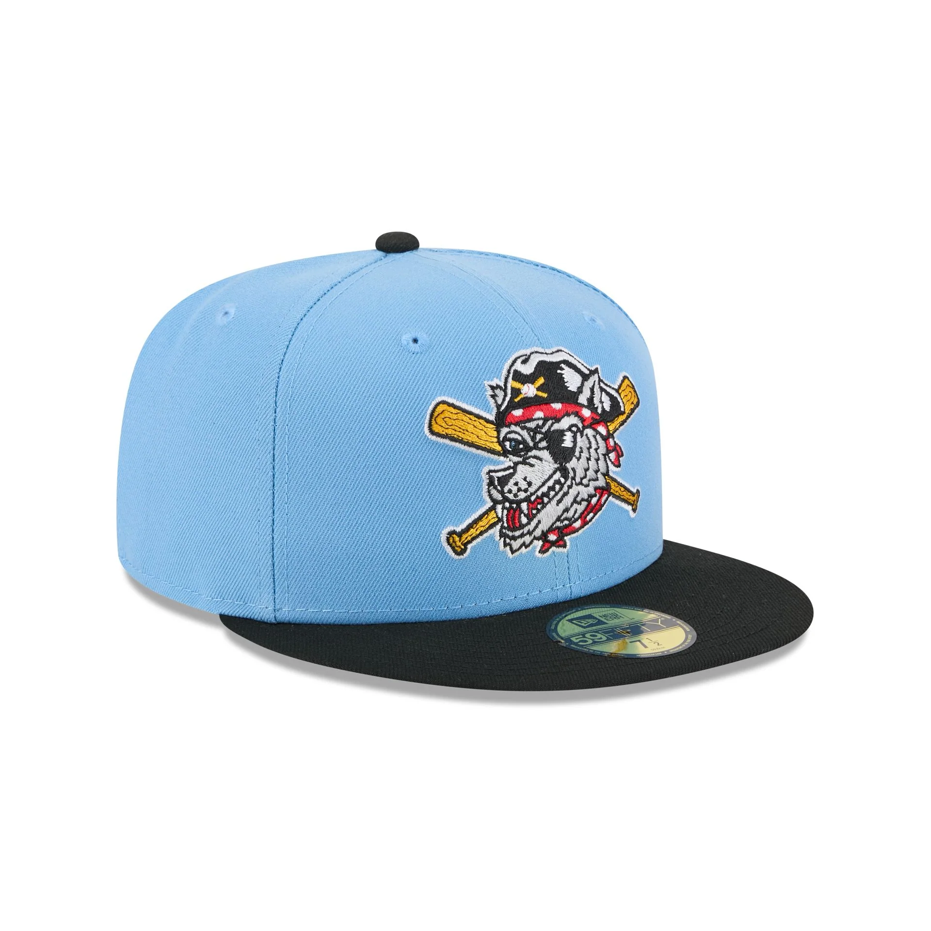 Erie Seawolves Theme Night Blue 59FIFTY Fitted Hat
