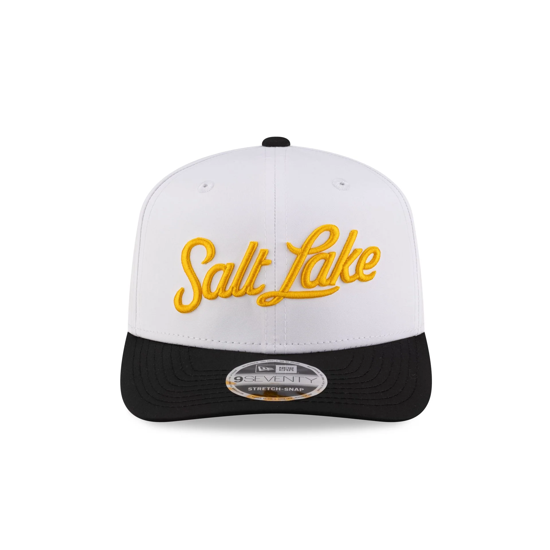 Salt Lake Bees Optic White 9SEVENTY Stretch-Snap Hat