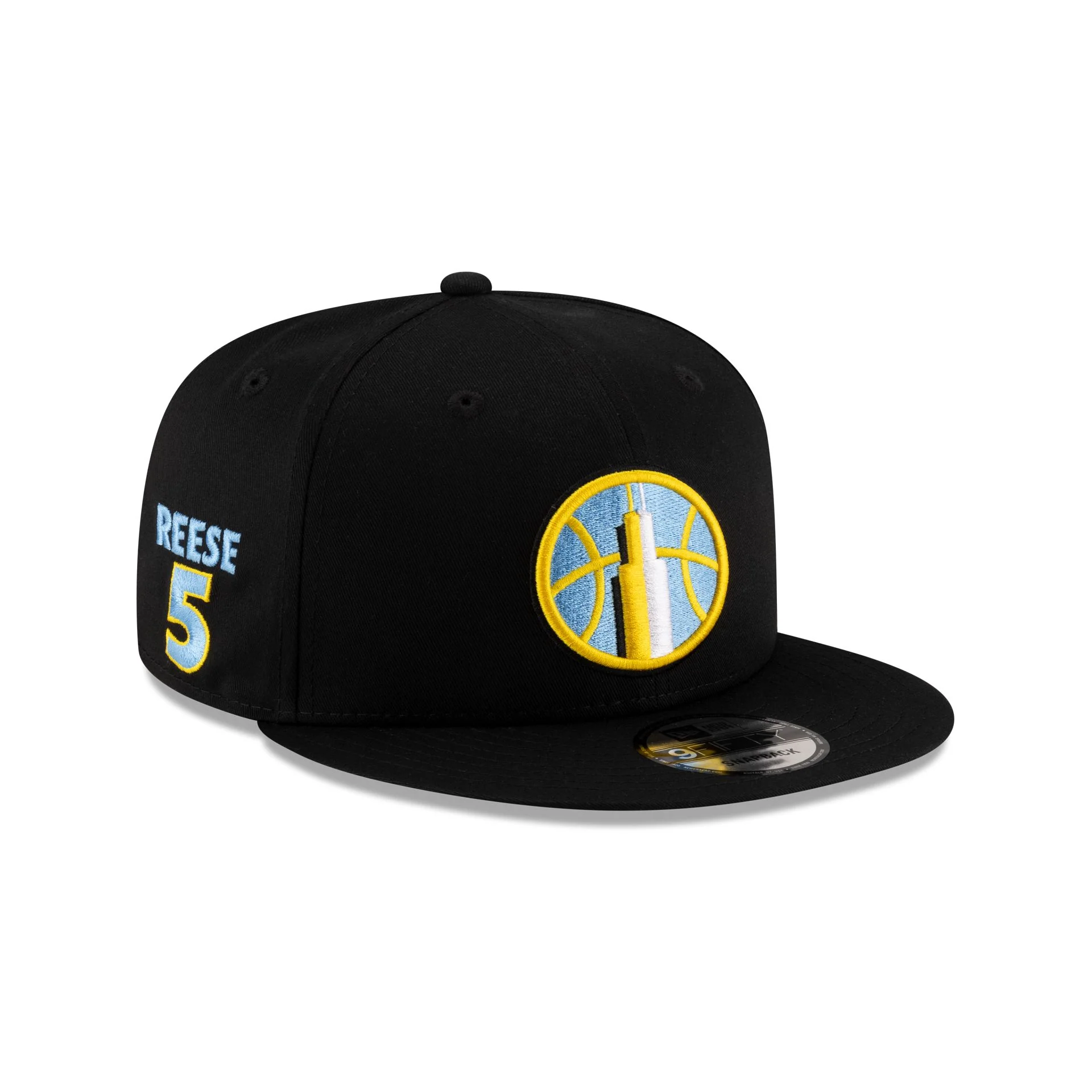 Chicago Sky Angel Reese Black 9FIFTY Snapback Hat