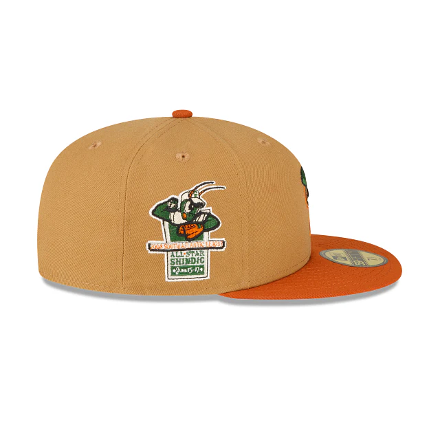 Greensboro Grasshoppers Wheat 59FIFTY Fitted Hat