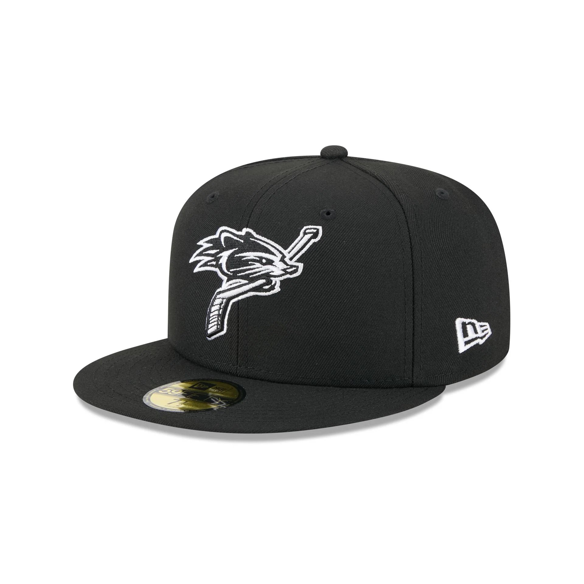 New Hampshire Fisher Cats Theme Night Black 59FIFTY Fitted Hat