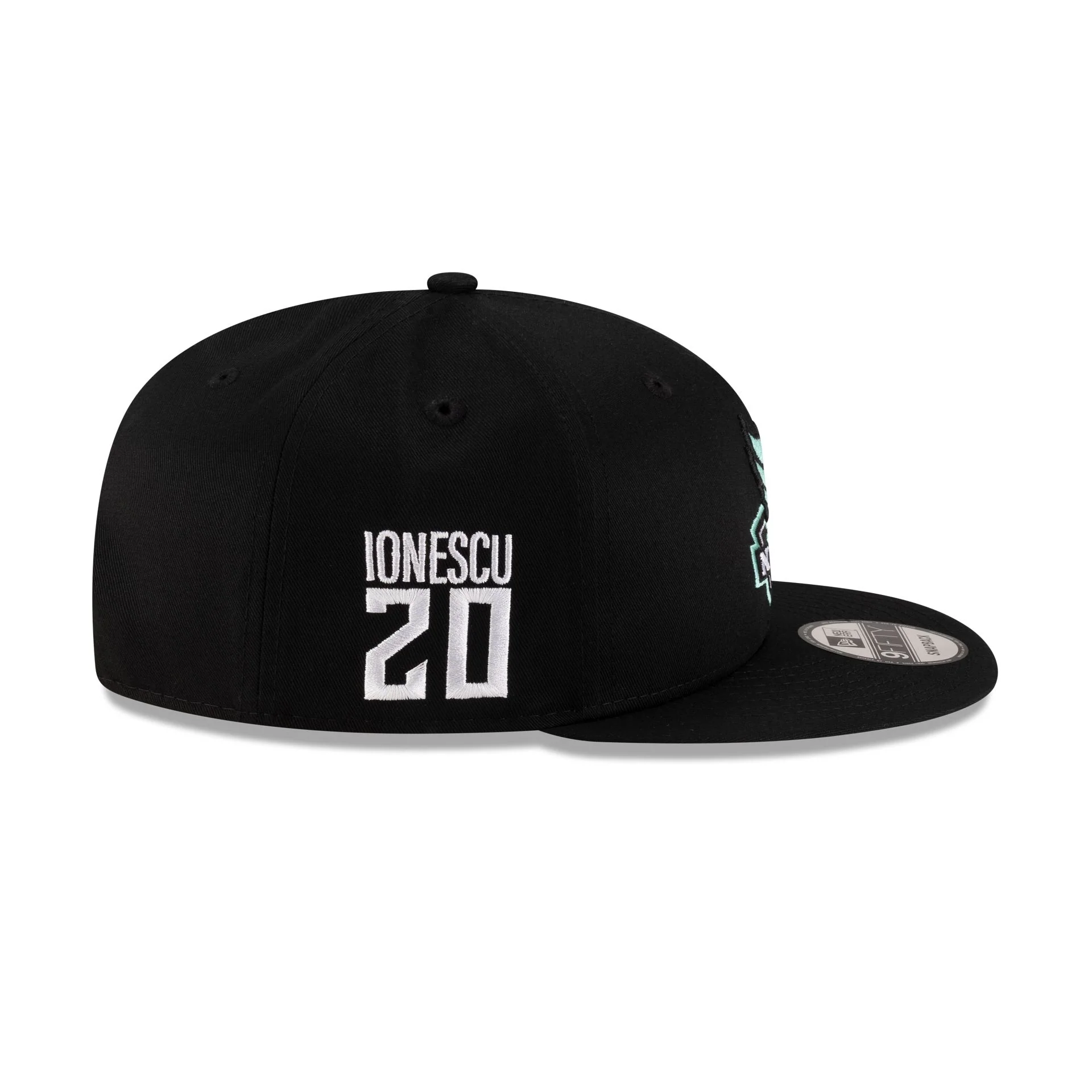 New York Liberty Sabrina Ionescu Black 9FIFTY Snapback Hat