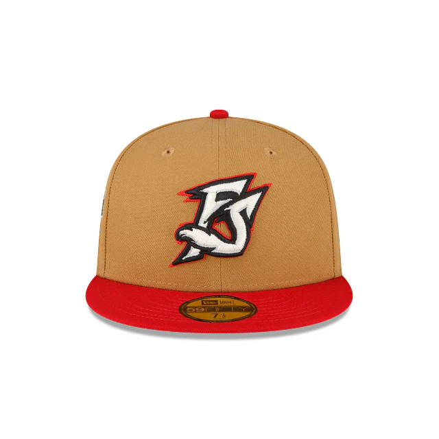 Richmond Flying Squirrels Wheat 59FIFTY Fitted Hat
