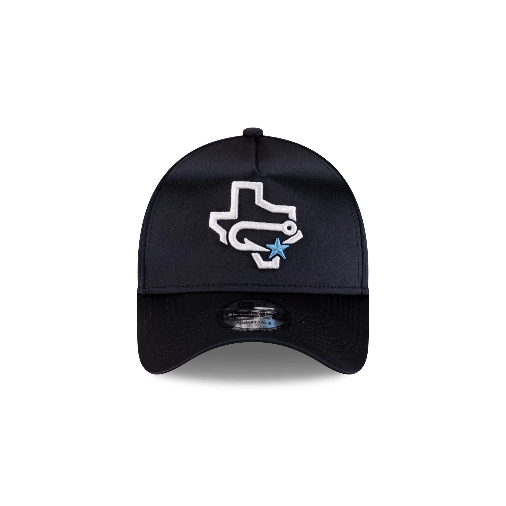 Corpus Cristi Hooks Navy Satin 9FORTY A-Frame Snapback Hat