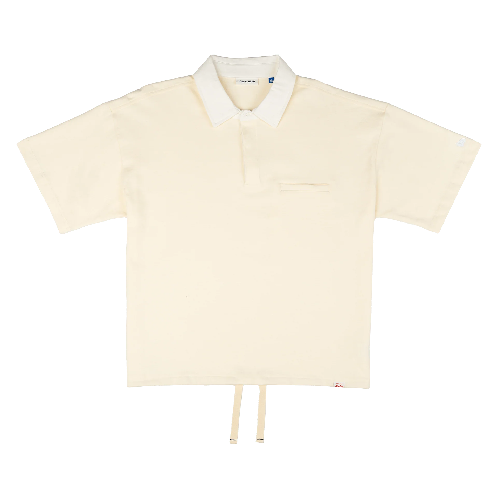 New Era Branded Alden Chrome White Rugby Shirt