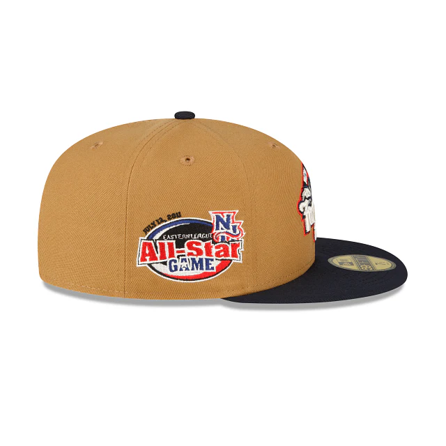 New Hampshire Fisher Cats Wheat 59FIFTY Fitted Hat
