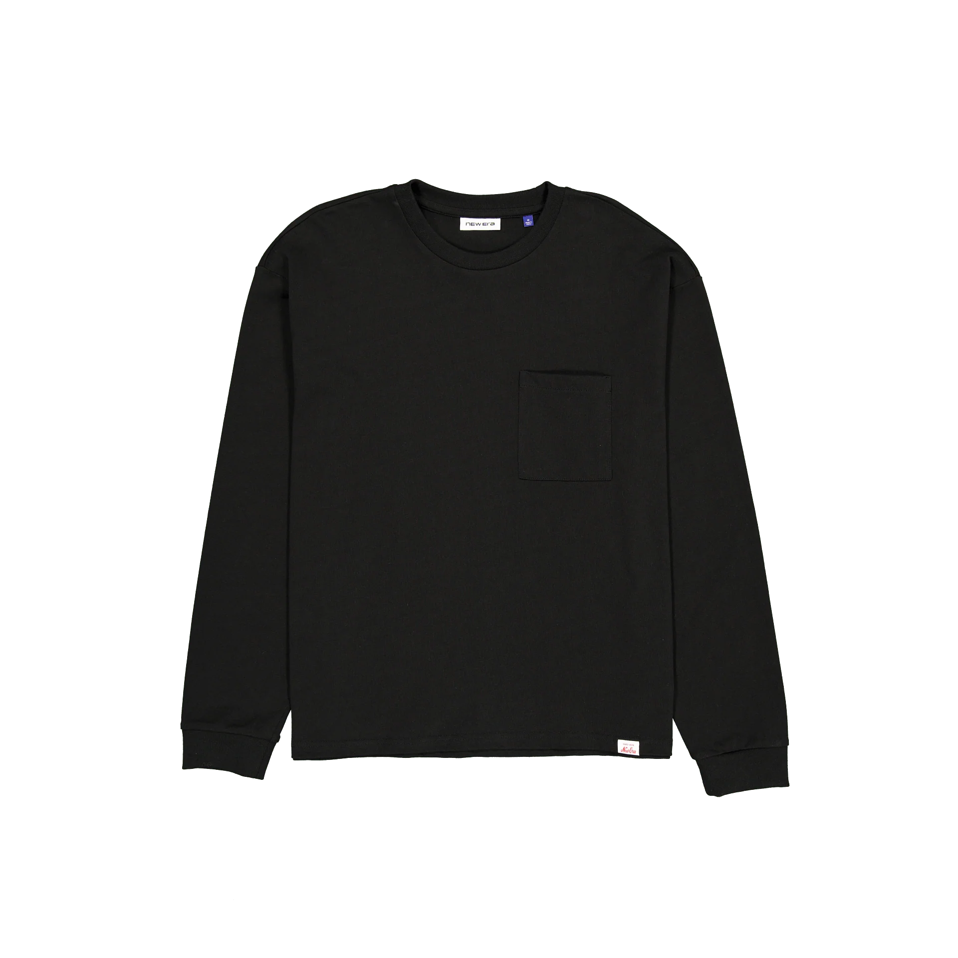 Aurora Black Long Sleeve Pocket T-Shirt