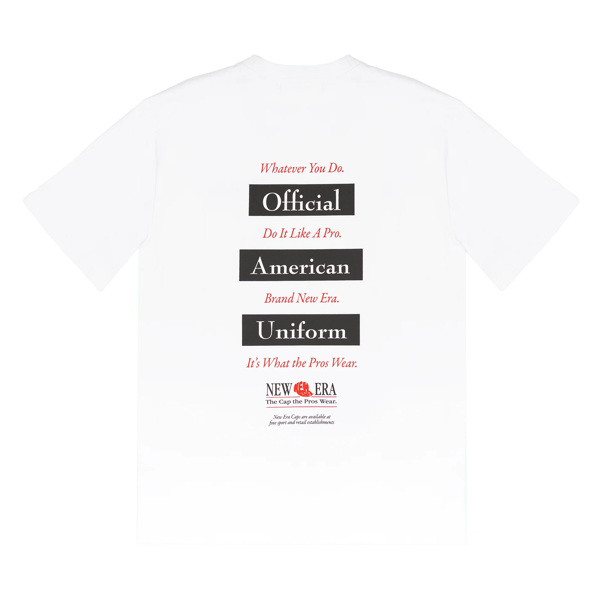 New Era Branded Like A Pro Optic White T-Shirt