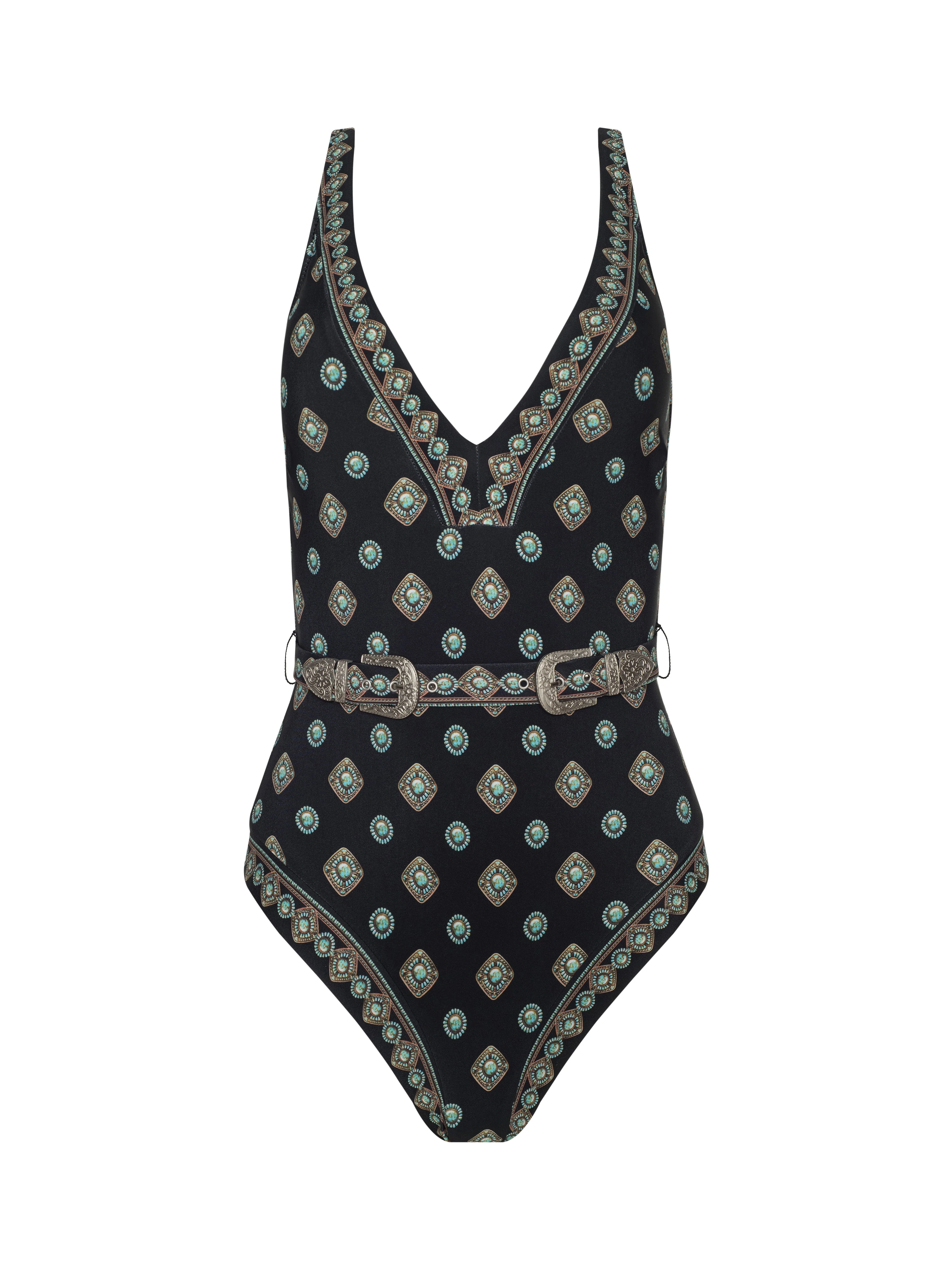 Lisa Plunge One-Piece Swimsuit