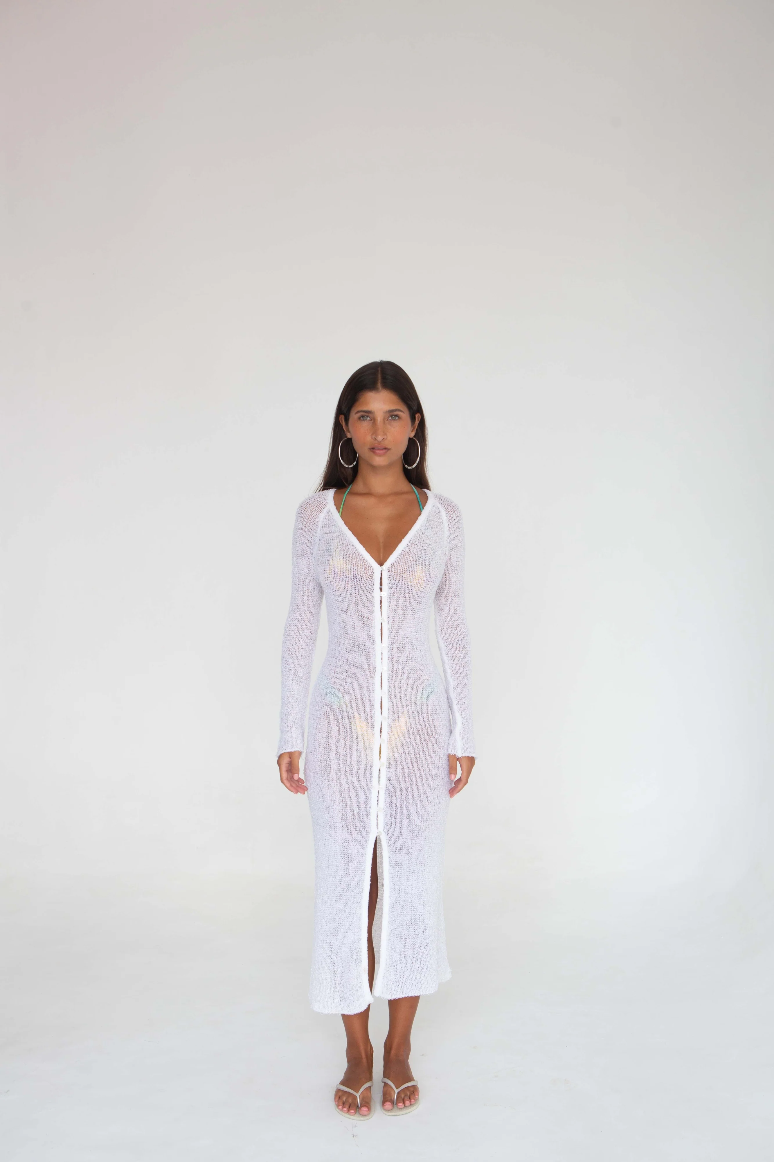 Jolene Button Front Duster