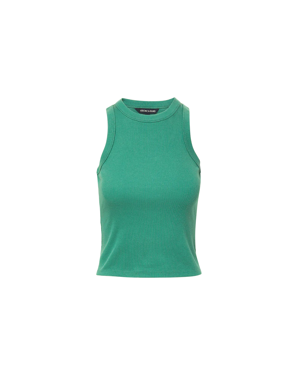 Cropped Jordyn Tank Top - Clover