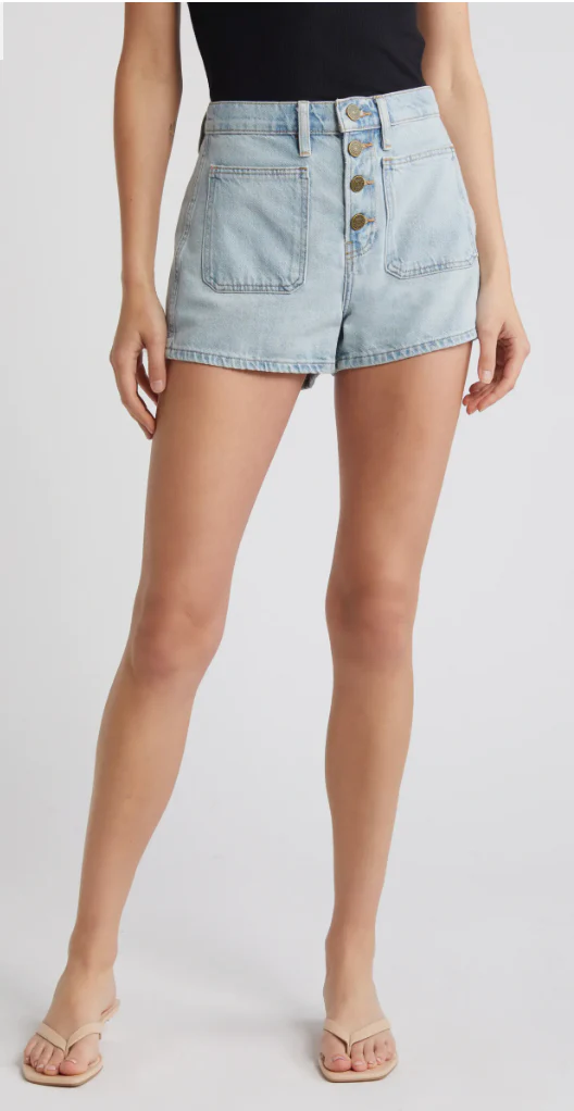 Le Bardot Exposed Button Short
