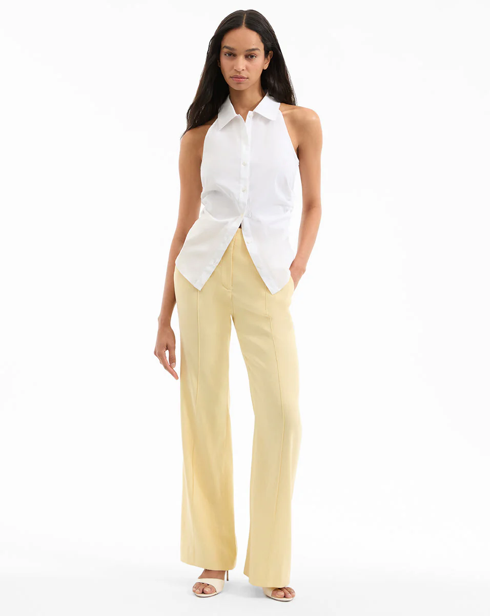 Komi Stretch-Linen Pant