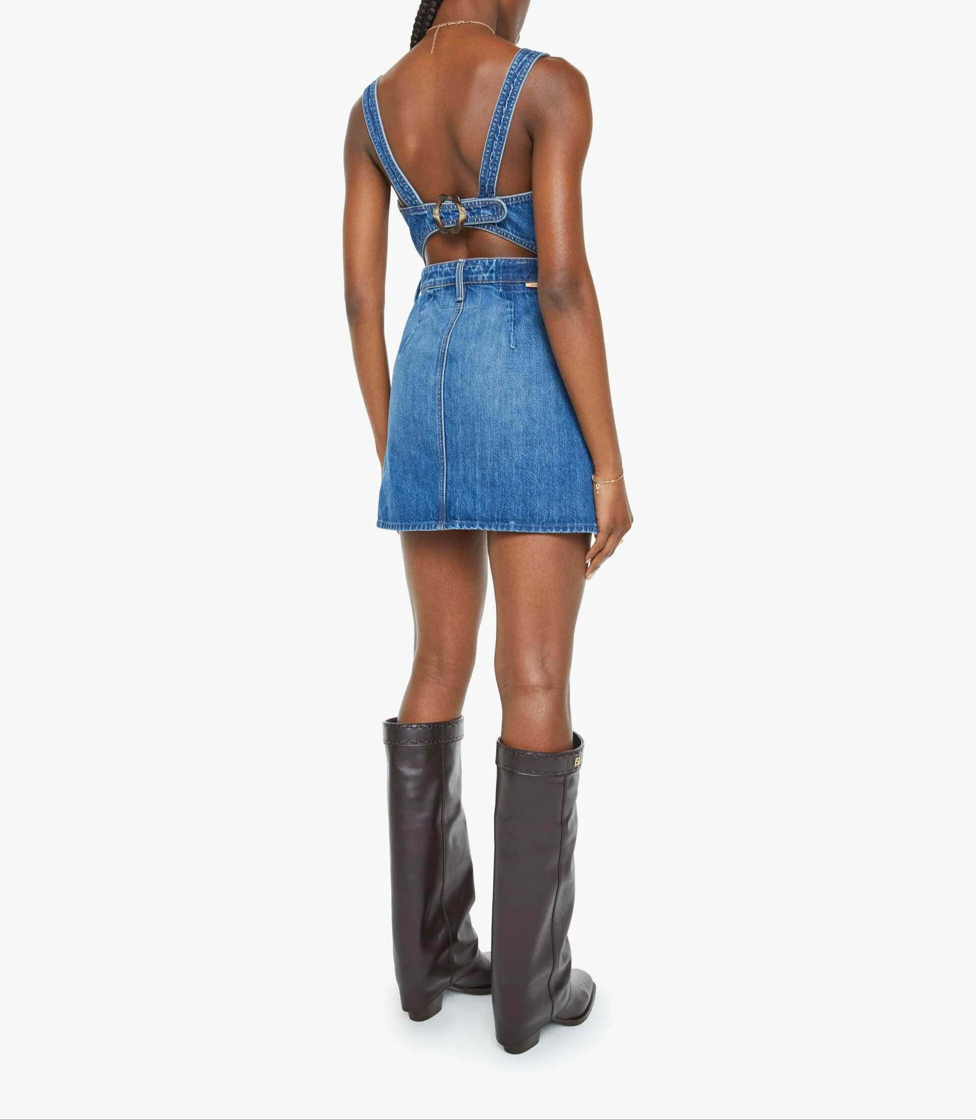 The Over It Mini Dress - Green Thumb