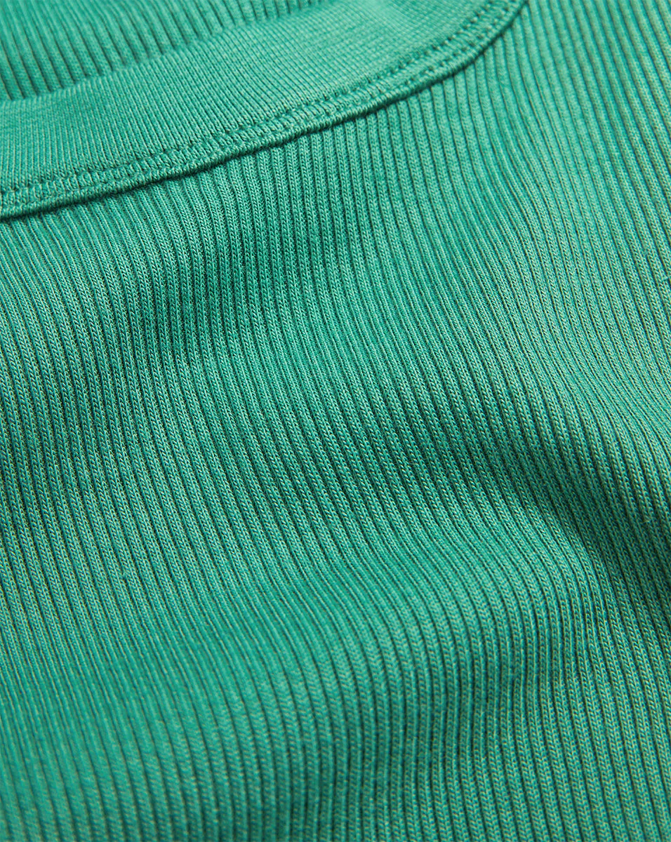 Cropped Jordyn Tank Top - Clover