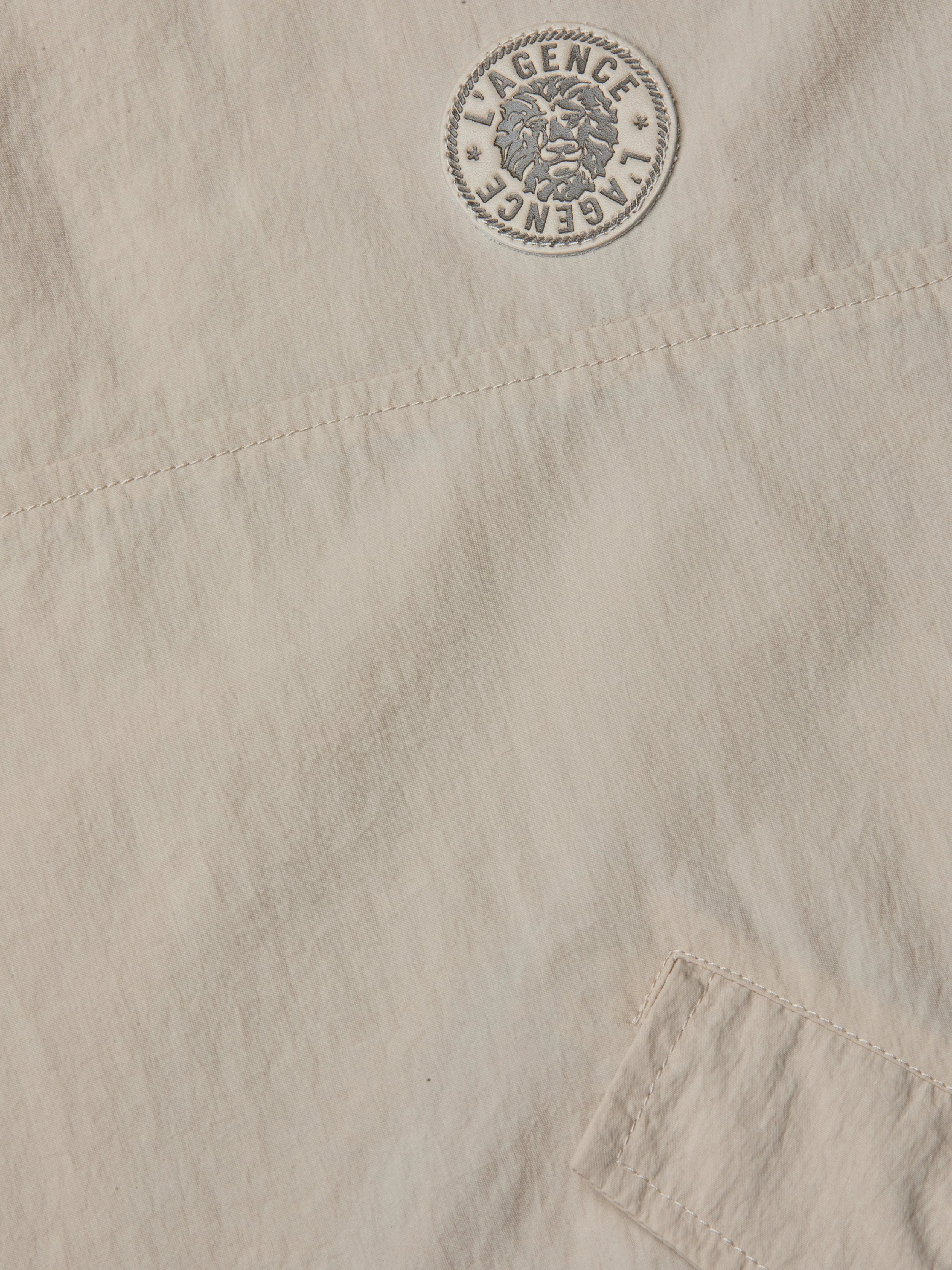 Bronwyn Cropped Windbreaker - Cement