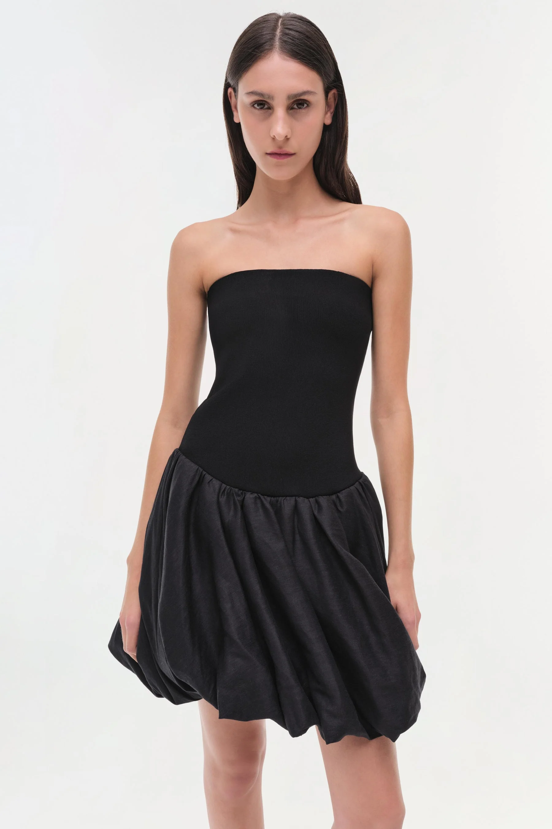 Pollie Strapless Combo Mini Dress