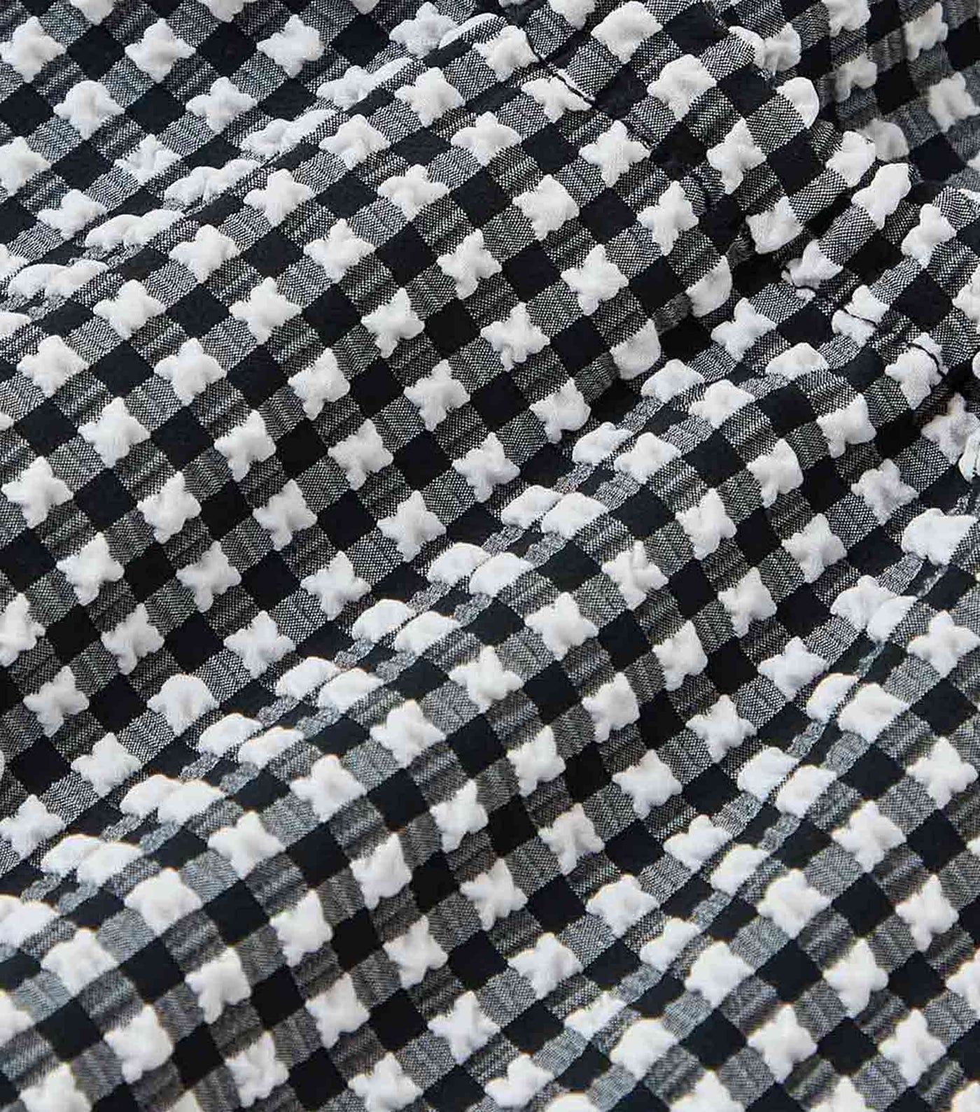 Gingham Seersucker Mini Dress