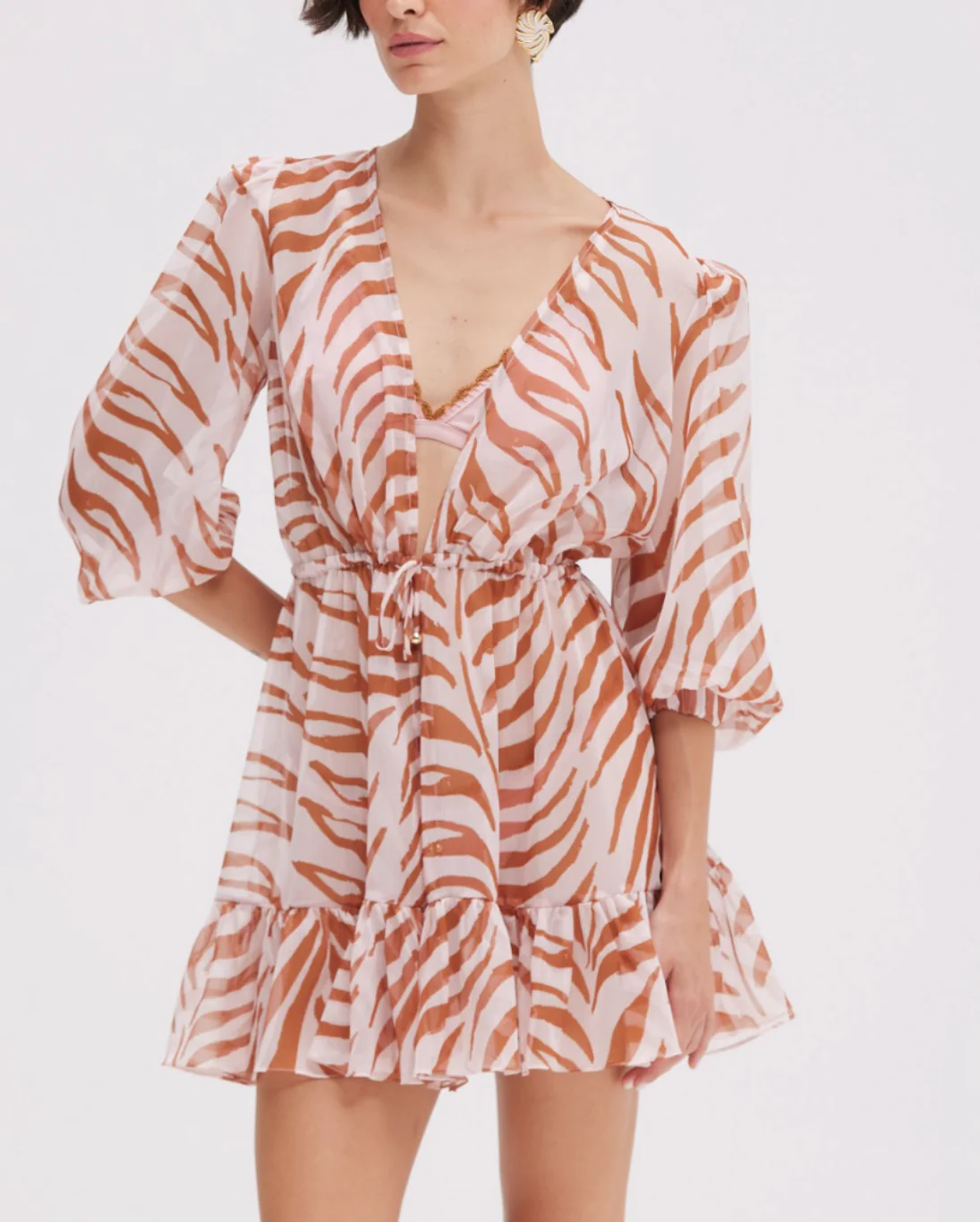 Botanic Retro Short Coverup