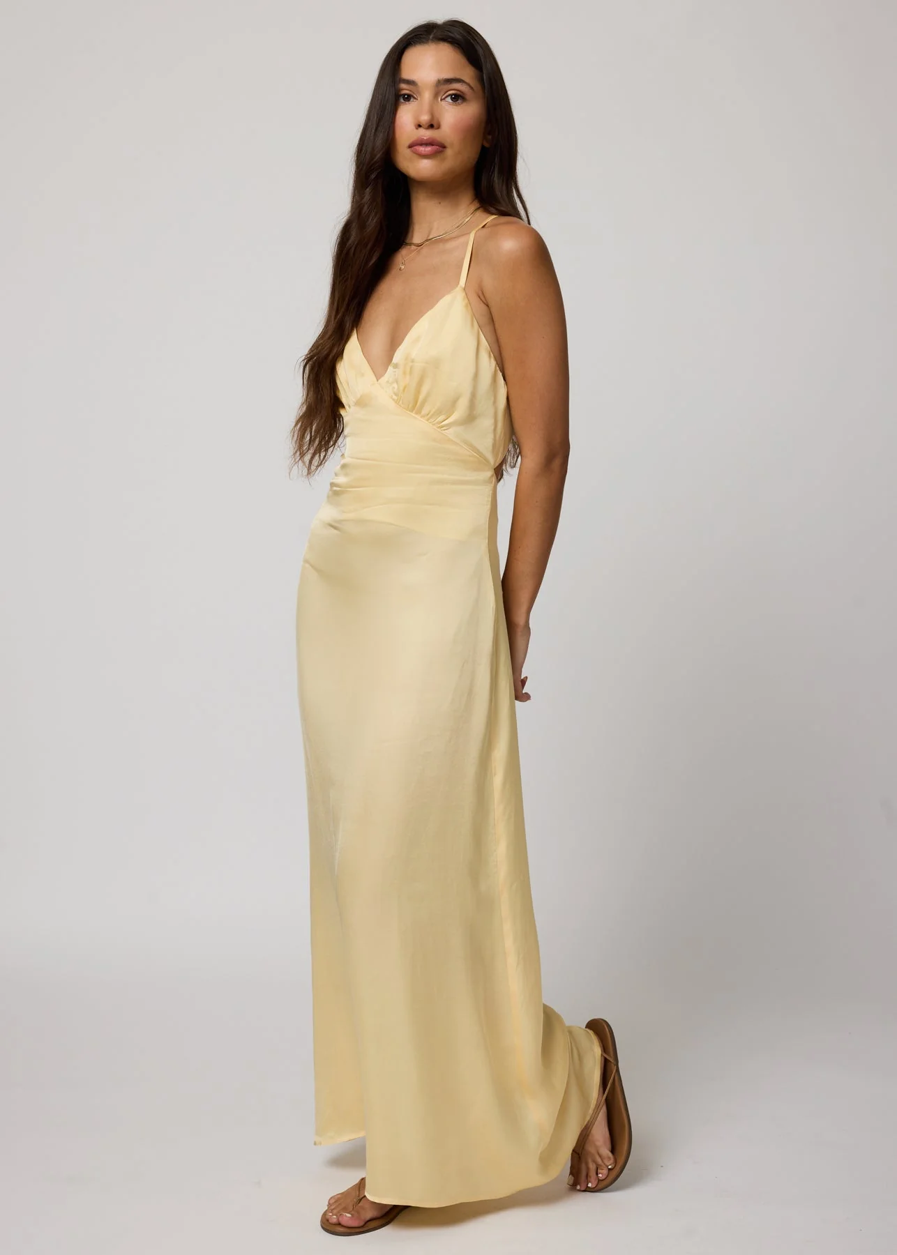 Silky Lucia Maxi Dress