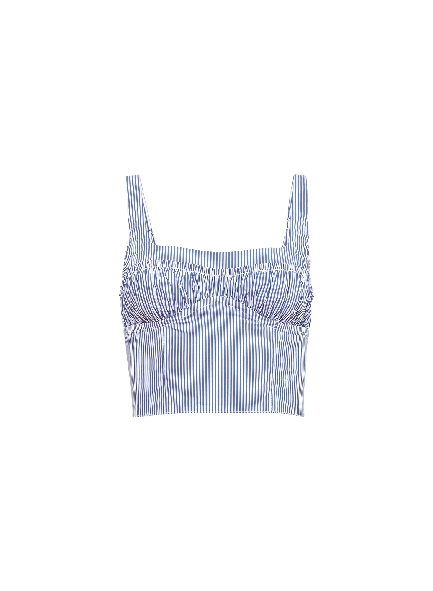 Poplin Bustier Top