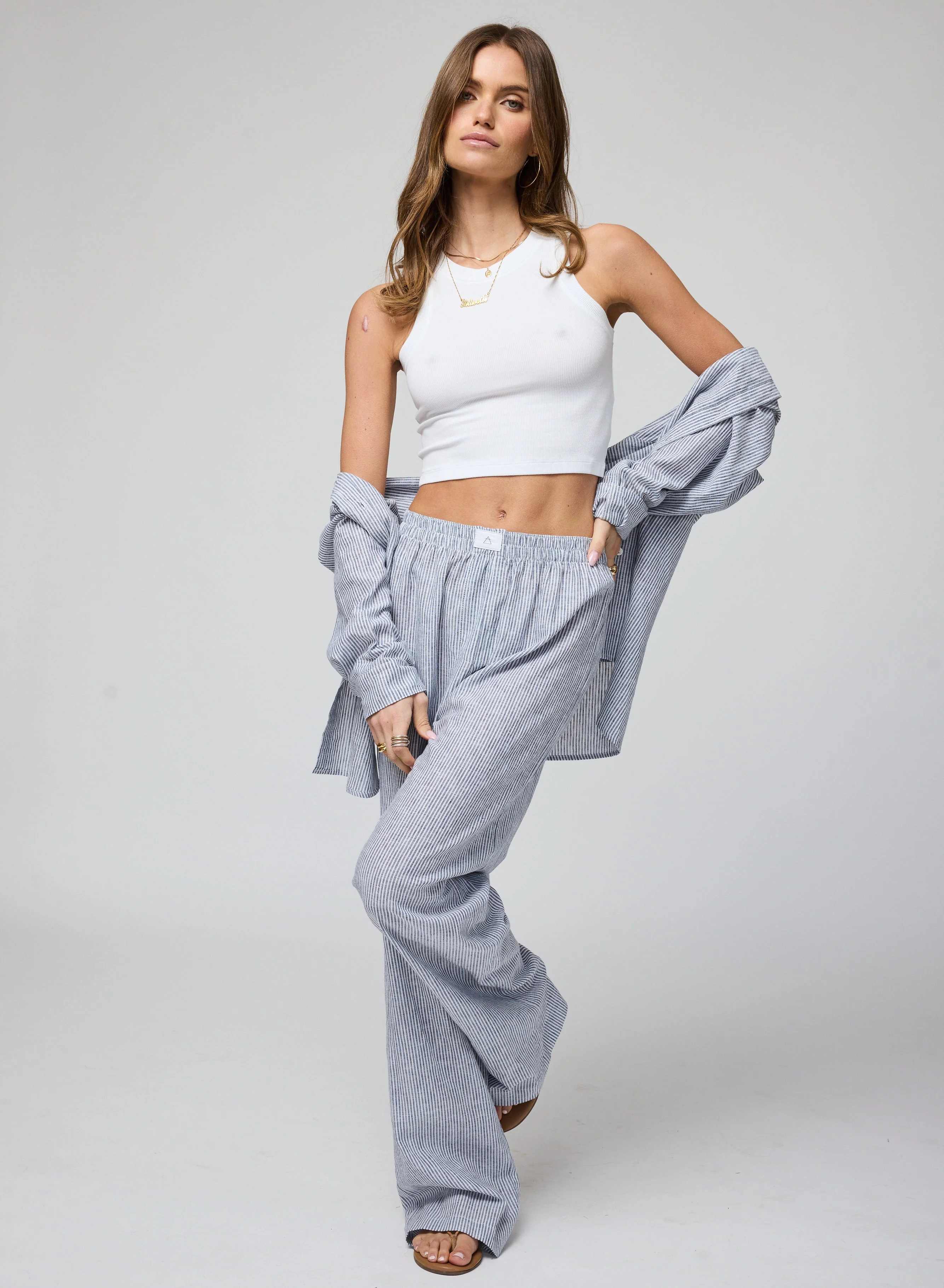 The Linen Boxer Pant