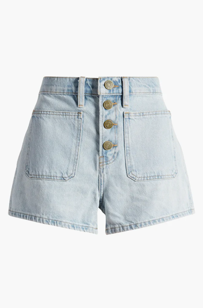 Le Bardot Exposed Button Short