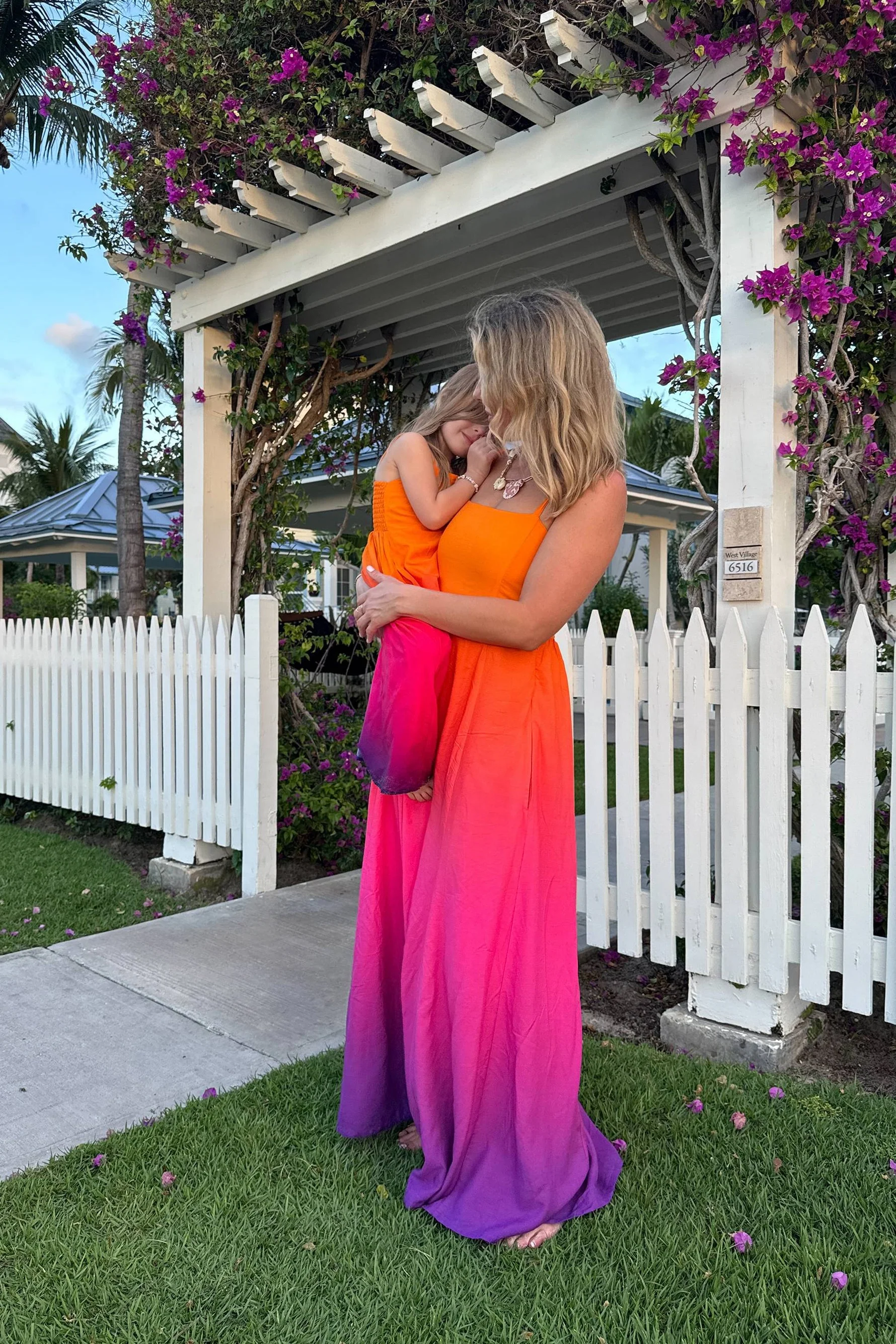 Little Rianne Dress - Coral Bay Sunset