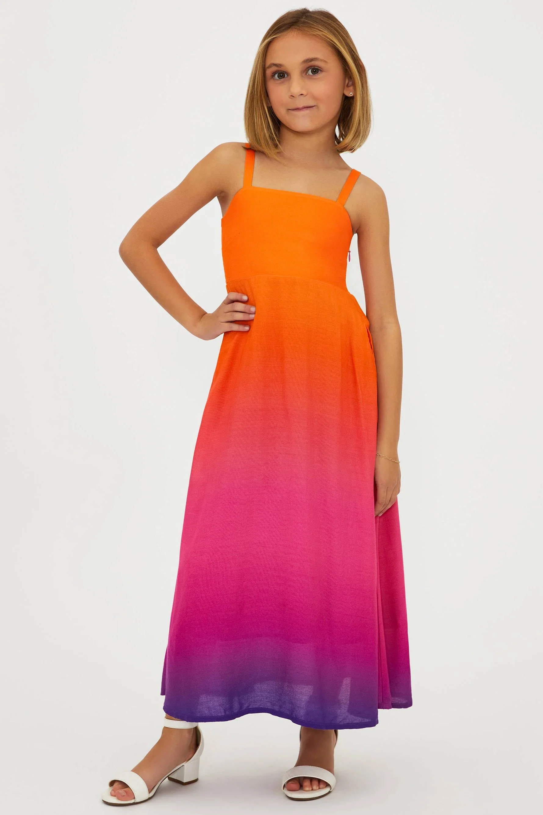 Little Rianne Dress - Coral Bay Sunset