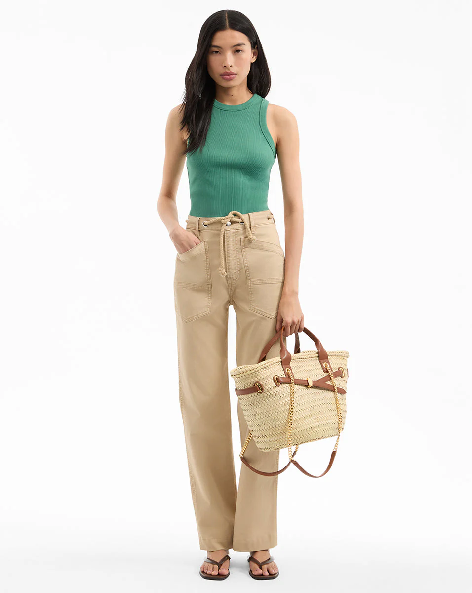 Cropped Jordyn Tank Top - Clover